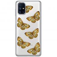 Чохол для Samsung Galaxy M51 (M515) MixCase Леопард метелика