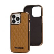 Чохол для iPhone 13 Pro Puloka leather case brown