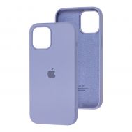 Чохол для iPhone 12 Pro Max Silicone Full сірий / lavender grey