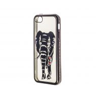 Чохол для iPhone 5 Kingxbar Diamond Слон сірий