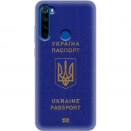 Чохол для Xiaomi Redmi Note 8T MixCase патріотичні Україна паспорт