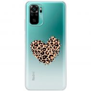 Чохол для Xiaomi Redmi Note 10 / 10s MixCase Леопард серце