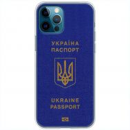 Чохол для iPhone 12 Pro Max MixCase патріотичні Україна паспорт