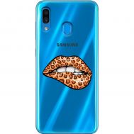 Чохол Samsung Galaxy A20 / 30 MixCase Леопард губи