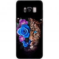 Чохол для Samsung Galaxy S8+ (G955) MixCase Леопард у квітах