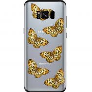 Чохол Samsung Galaxy S8 (G950) MixCase Леопард метелика