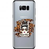 Чохол для Samsung Galaxy S8 (G950) MixCase Леопард super mom