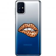 Чохол для Samsung Galaxy M31s (M317) MixCase Леопард губи