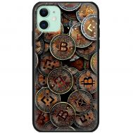 Чохол для iPhone 12 MixCase гроші bitcoins