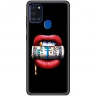 Чохол для Samsung Galaxy A21s (A217) MixCase гроші lips