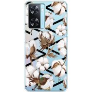 Чохол для Oppo A57s Mixcase Cotton flowers