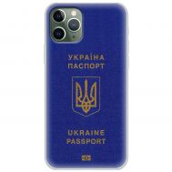 Чохол для iPhone 11 Pro Max MixCase патріотичні Україна паспорт