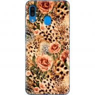 Чохол для Samsung Galaxy M20 (M205) MixCase Леопард троянди