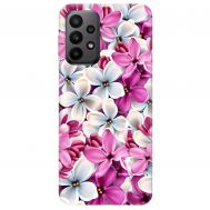 Чохол для Samsung Galaxy A23 (A235) MixCase Біло-рожеві квіти