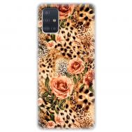 Чохол для Samsung Galaxy A51 (A515) / M40s MixCase Леопард троянди