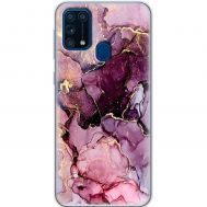 Чохол для Samsung Galaxy M31 (M315) MixCase мармур рожевий