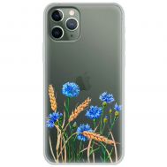 Чохол для iPhone 11 Pro Max Mixcase квіти волошки в пшениці