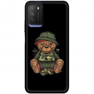 Чохол для Xiaomi Poco M3 MixCase гроші angry bear