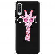 Чохол для Samsung Galaxy A70 (A705) Mixcase Рожевий жираф