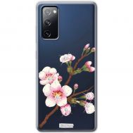 Чохол для Samsung Galaxy S20 FE (G780) MixCase зі стразами гілка сакури