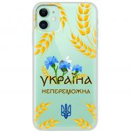 Чохол для iPhone 11 MixCase патріотичні Україна непереможна