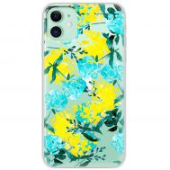 Чохол для iPhone 12 MixCase патріотичні жовто-блакитні квіти