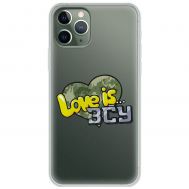 Чохол для iPhone 11 Pro Max MixCase патріотичні Love is ЗСУ