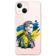 Чохол для iPhone 14 MixCase патріотичні незламна Українка