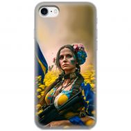 Чохол для iPhone 7 / 8 MixCase патріотичні ніжна Українка