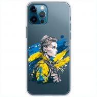 Чохол для iPhone 14 Pro Max MixCase патріотичні незламна Українка