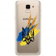 Чохол для Samsung Galaxy J6 2018 (J600) MixCase патріотичні військовий герб із колоск