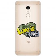 Чохол для Xiaomi Redmi 5 Plus MixCase патріотичні Love is ЗСУ