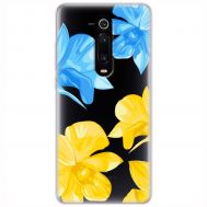 Чохол для Xiaomi Mi 9T / 9T Pro MixCase патріотичні синьо-жовті квіти
