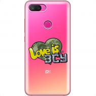 Чохол для Xiaomi Mi 8 Lite MixCase патріотичні Love is ЗСУ