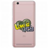 Чохол для Xiaomi Redmi 5A MixCase патріотичні Love is ЗСУ