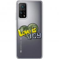 Чохол для Xiaomi Mi 10T / Mi 10T MixCase патріотичні Love is ЗСУ