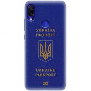 Чохол для Xiaomi Redmi Note 7 MixCase патріотичні Україна паспорт