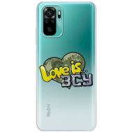 Чохол для Xiaomi Redmi Note 10 / 10s MixCase патріотичні Love is ЗСУ