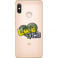 Чохол для Xiaomi Redmi Note 5 / Note 5 Pro MixCase патріотичні Love is ЗСУ