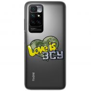 Чохол для Xiaomi Redmi 10 MixCase патріотичні Love is ЗСУ