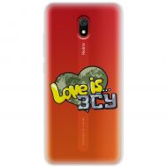 Чохол для Xiaomi Redmi 8A MixCase патріотичні Love is ЗСУ