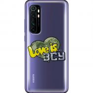 Чохол для Xiaomi Mi Note 10 Lite MixCase патріотичні Love is ЗСУ