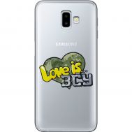Чохол для Samsung Galaxy J6+ 2018 (J610) MixCase патріотичні Love is ЗСУ
