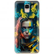 Чохол для Samsung Galaxy J6 2018 (J600) MixCase патріотичні воєвнича Українка