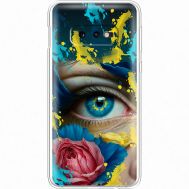 Чохол для Samsung Galaxy S10e (G970) MixCase патріотичні Синє жіноче око