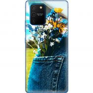 Чохол для Samsung Galaxy S10 Lite (G770) / A91 MixCase патріотичні квіти України