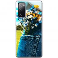 Чохол для Samsung Galaxy S20 FE (G780)  MixCase патріотичні квіти України
