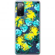 Чохол для Samsung Galaxy S20 FE (G780)  MixCase патріотичні жовто-блакитні квіти