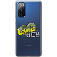 Чохол для Samsung Galaxy S20 FE (G780)  MixCase патріотичні Love is ЗСУ