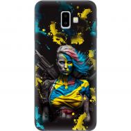 Чохол для Samsung Galaxy J6+ 2018 (J610) MixCase патріотичні Нездоланна Українка